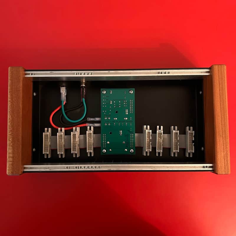 Pittsburgh Modular Cell 48 powered eurorack case w/ wood ends image 1