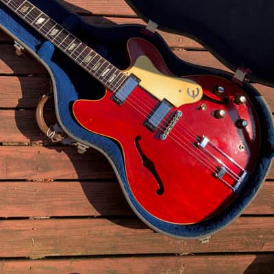1967 Epiphone Riviera Cherry image 10
