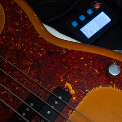Fender Presicion Bass American Vintage Reissue 62 1987 - White Real OLD relic image 15