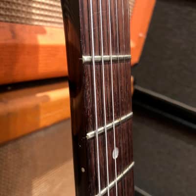Vintage 1980s Yamaha SG200 SG Black Rosewood Set Neck Electric Guitar image 8