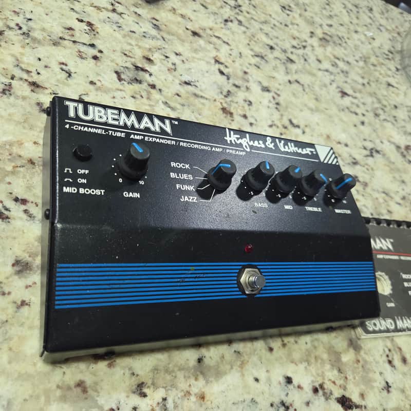 Hughes & Kettner Tubeman 4-Channel Tube Amp Expander / Recording Amp / Preamp 1990s - Black image 1