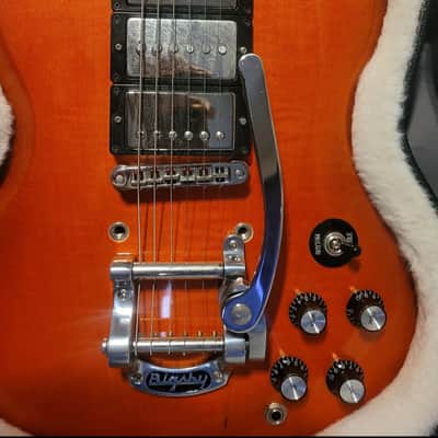 Gibson Sg deluxe 2013 - Orange burst image 4