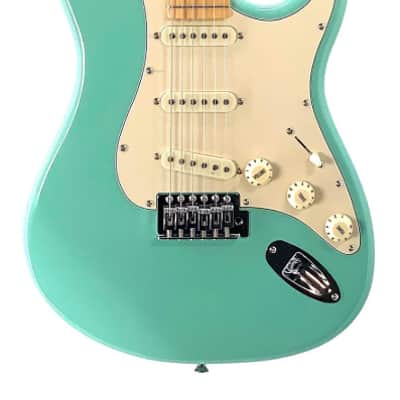 Tagima Model TG530-SG Double Cutaway Electric Guitar in Surf Green Finish image 2