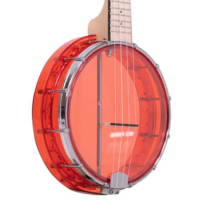 Gold Tone Little Gem (Ruby): See-Through Banjo-Ukulele with Bag image 1