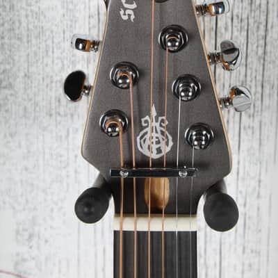 Schecter DJ Ashba Acoustic Electric Guitar Solid Spruce Top Carbon Grey Finish image 14