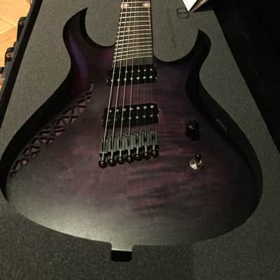 OD Guitars Rhea 7 Multiscale 2016 Gothic Purple image 8