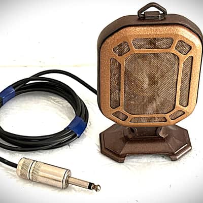 Vintage 1930's RCA Model P-64713 Desk Microphone, working great, revised dynamic image 5