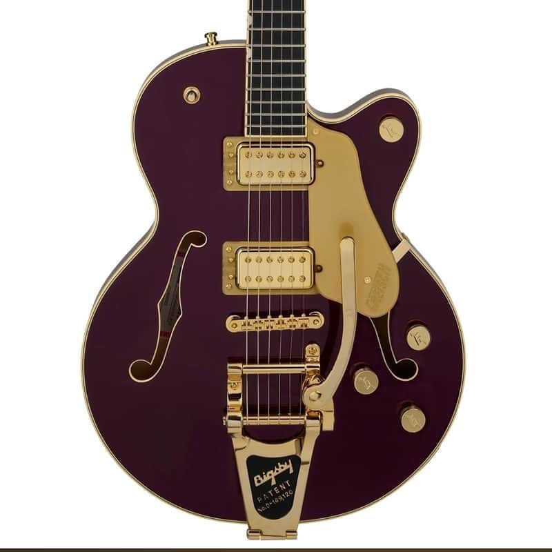 NEW Gretsch Broadkaster Jr. LX Center Block with Bigsby 2025 - Present - Blackberry image 1