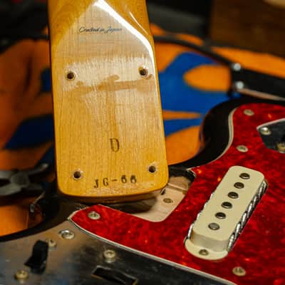 1999 Fender Jaguar JG-66 MIJ Reissue Electric Guitar – Sunburst image 18