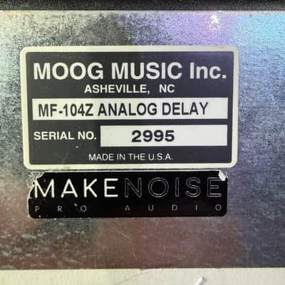 Moog MF-104 Moogerfooger Analog Delay 2000 - 2001 - Black image 6