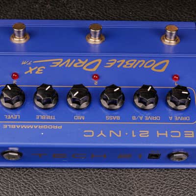Tech 21 NYC Double Drive 3X – Programmable Analog Overdrive / Distortion – Made in USA image 3