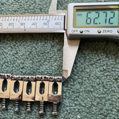 Ibanez Bridge saddles 6pcs 1970s-2000s - Chrome image 8