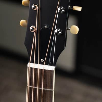 Gibson Century Collection J-185 12-Fret Acoustic Guitar - Ebony with Hardshell Case image 5