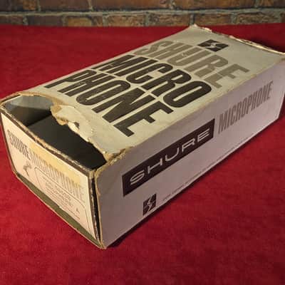 Vintage 1970s Shure 585SB Unisphere A Dynamic Cardioid Microphone Chrome w/ Original Box & Two-Prong Cable image 6