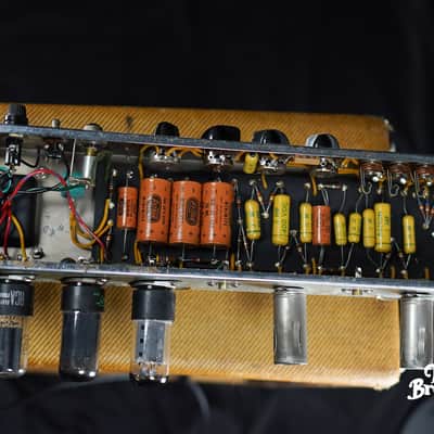 ALL ORIGINAL! 1960 Fender Vibrolux Tweed image 15