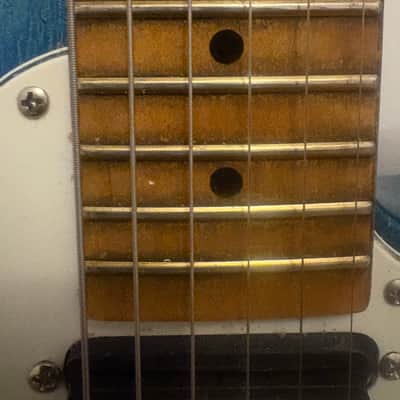 5lb 7oz Metallic Blue Tele Style Partscaster w/ Duncan Hot Rails by Nate's Relic Guitars image 17