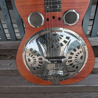 Dobro Hound Dog Roundneck w/shelf nut - Natural image 5