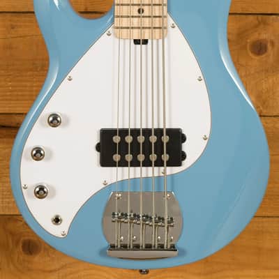 Sterling RAY5LH SUB Series StingRay 5 Bass - Chopper Blue - Left-Handed image 3