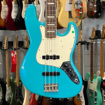 Fender Custom Shop 1964 Jazz Bass Relic W Binding Taos Turquoise image 1