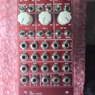 ADDAC System ADDAC802 VCA Quintet 2018-Present - Red image 2
