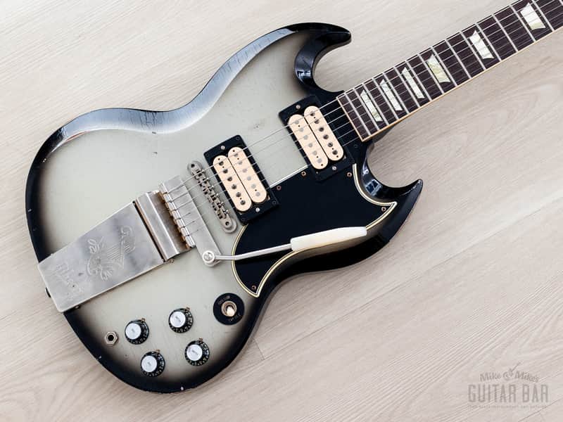 2025 Gibson Custom Shop 1961 Les Paul SG Standard CME Spec Murphy Lab Heavy Aged Silverburst w/ Case, Tags, CoA image 1