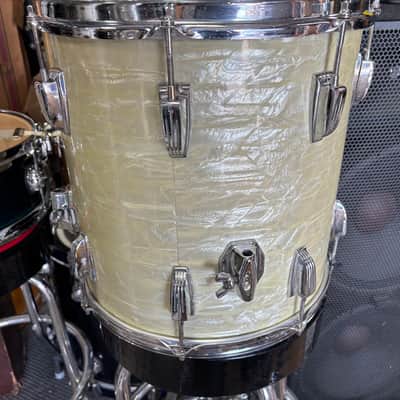 Ludwig 14x14 WMP Keystone Badge 60’s Floor Tom Drum image 7