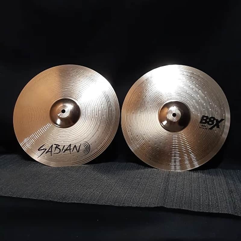 Sabian 41402X B8x 14" hi hats. "Love this seller!!! They really know their stuff :)"- Reverb user image 1