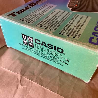 Casio  PT-380  80s 90s 32-key Synth with Microphone in original Box Excellent Condition image 19