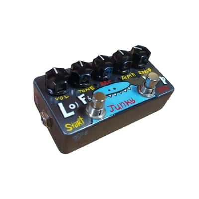 Used ZVEX Hand Painted Lo-Fi Loop Junky Looper Pedal image 2