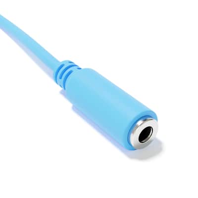 ExcelValley [6A-Pack | 10 cm - 3.94"] Hopscotch Mono Splitter Y Patch Cables TS 3.5mm 1/8" Eurorack Synth image 5