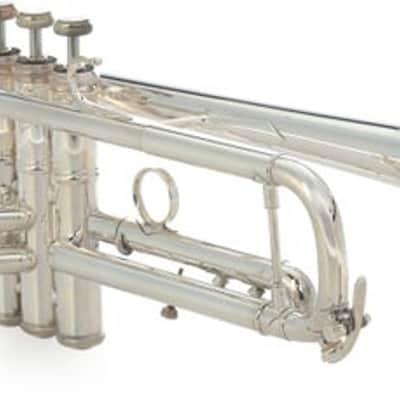 Bach 170S43GYR Professional Bb Trumpet - Reverse Leadpipe - 43 Bell - Silver Plated image 2