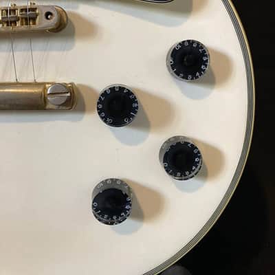 Immagine Eko Les paul 1990 Custom White Vl 480 First Series set in neck - 4