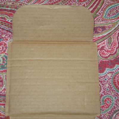 visibly used condition genuine Electro Harmonix EMPTY CARDBOARD BOX +orig Owner's Manual ONLY for EXO Stereo Electric Mistress (NO pedal, NO power supply, NO warranty/registration paperwork) 2010s, OUTER AREAS pink / GRAPHIC black & white, white image 19