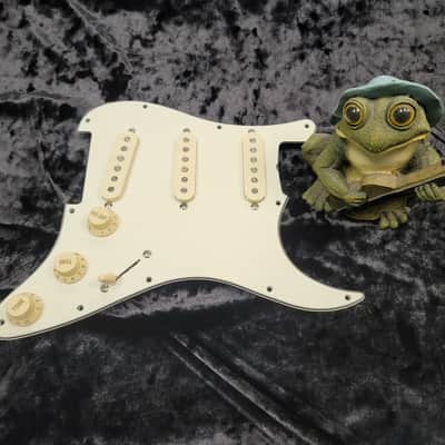 Fender MIJ Strat Loaded Pickguard Mint Green image 1