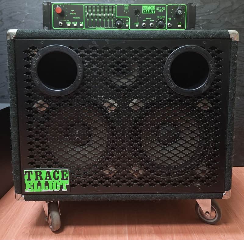 Trace Elliot GP7 SM Bass Pre amp 300 and 2103H Bass Guitar Speaker Cabinet image 1