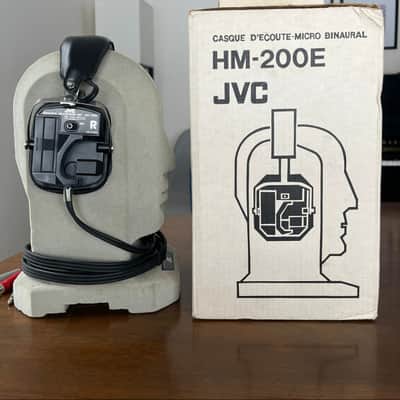 JVC HM-200E stereo headphone mic, superb condition image 4