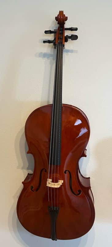 Cecilio - Full Size Cello 4/4 with Bow, Case, New Set of | Reverb