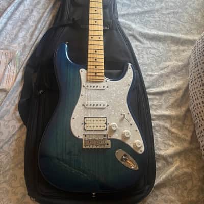 Fujigen (FGN) Guitars Neo Classic NST110MAH-SBB/01 See Through Blue Burst image 1