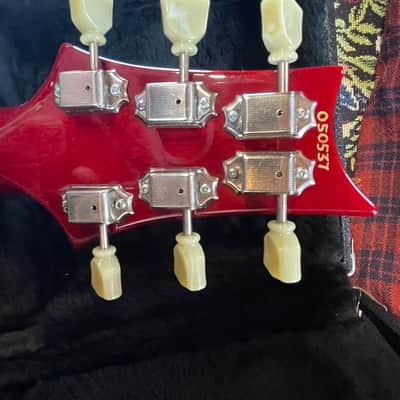 PRS McCarty Soapbar Mahogany Top Stoptail 1998 - 2000 - Translucent Vintage Cherry image 3