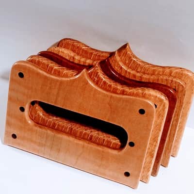 Weymann® NOS Solid Wood Pickup Ring Humbucker or Single image 5