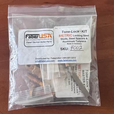 Faber Tone Lock Gibson Style Guitar Bridge / Metric Locking Bridge like TonePros for Tokai Burny Greco Orville Les Paul SG 335 355 and more image 6