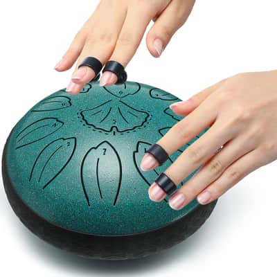 6-Inch Steel Tongue Drum – 11-Note Percussion Instrument, Rain Drum Style, Melodic & Relaxing Sound image 4