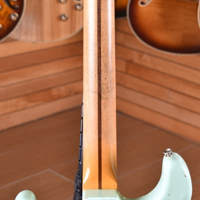 Fender Custom Shop Stratocaster 1958 Relic Super Faded Aged Surf Green image 13