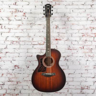 Taylor - (2025) 324ce SEB - Left-Handed Acoustic-Electric Guitar - Mahogany/Mahogany - Shaded Edgeburst Top - w/ Hardshell Case - x5013 image 2