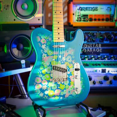 2016 Fender Japan Telecaster 69 Vintage Reissue FSR Blue Flower metallic - stunning MIJ! image 17