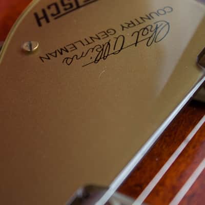 Gretsch  PX 6122 Country Gentleman Thinline Hollow Body Electric Guitar (1960), ser. #35130, original grey hard shell case. image 14