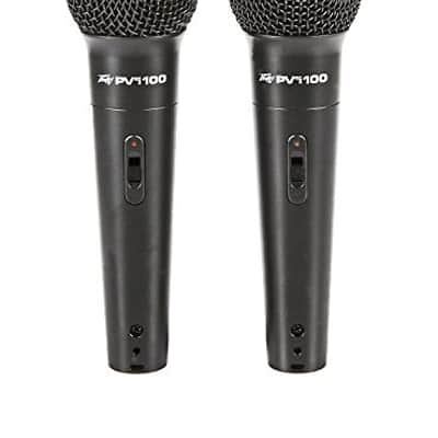 Peavey PV03016900 PVi 100 2-Pack Dynamic Cardioid Microphones image 1