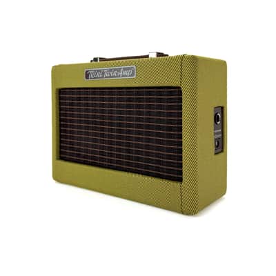 Fender Mini 57 Twin-Amp Desktop Guitar Amplifier, Tweed image 3