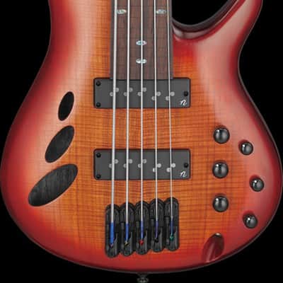 Ibanez SR Bass Workshop 5 String Electric Bass - Fretless - Brown Topaz Burst Low Gloss (SRD905FBTL) image 11
