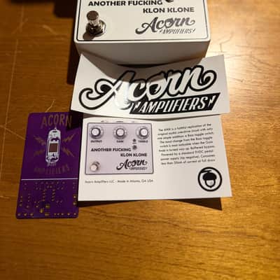 Acorn Amps Another F***ing Klon Klone 2020s - White image 2